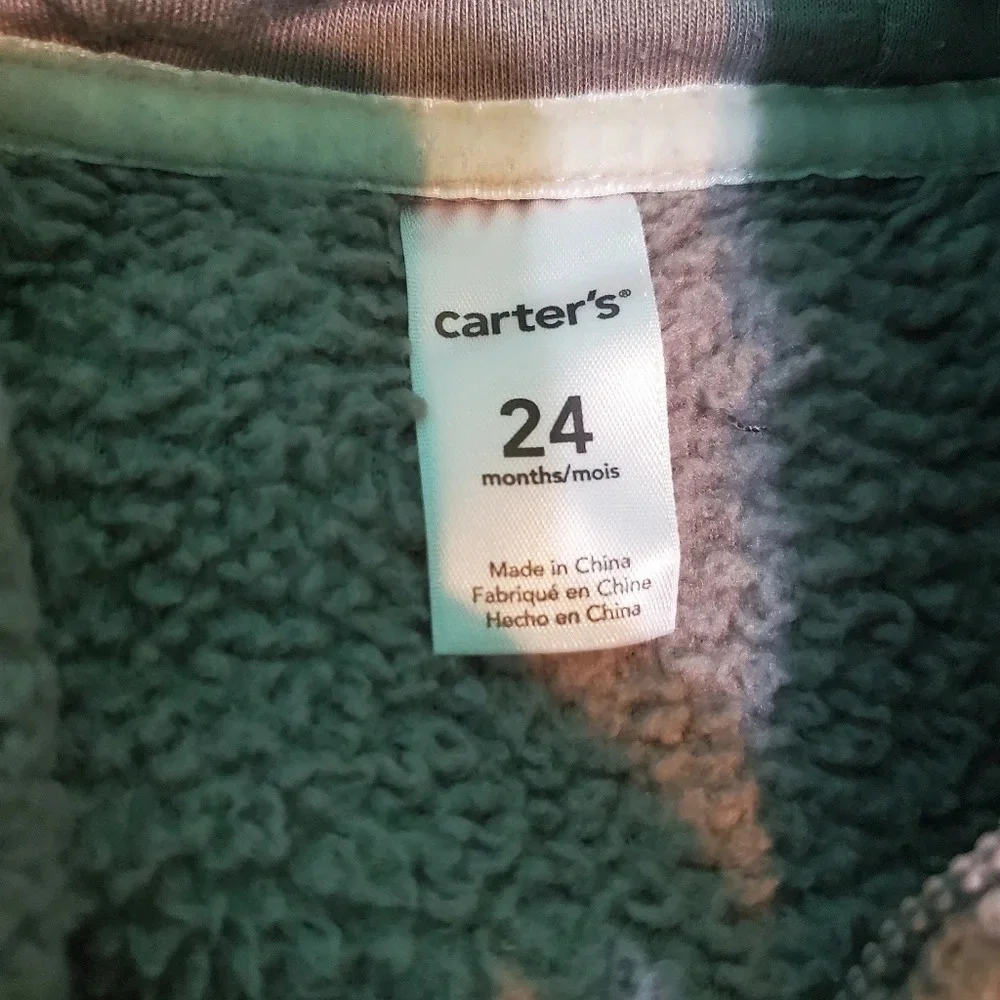 Carter's Baby Girl Sherpa Hooded Jacket 24 M